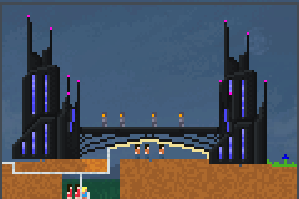 robot castle! Pixel Art