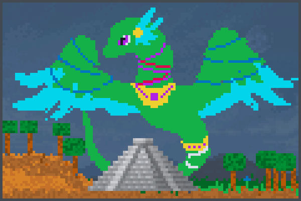 Kukulkan Pixel Art