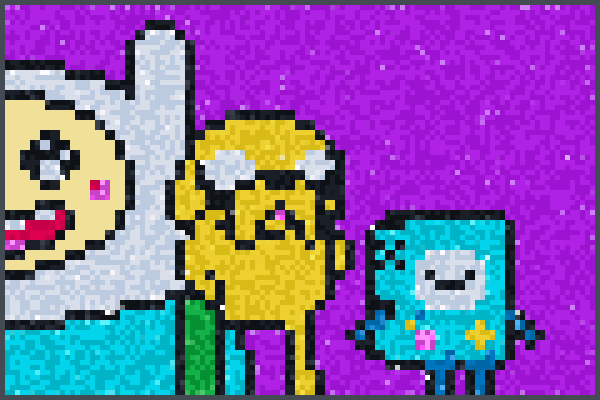 finn jake BMO Pixel Art