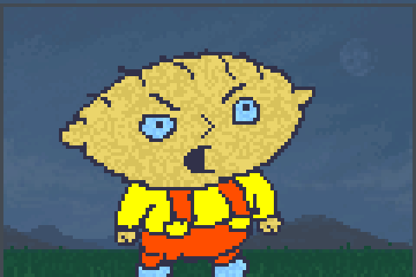 Stewie Griffin Pixel Art