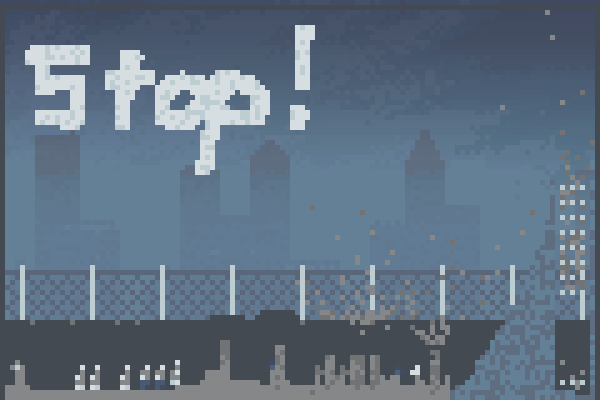 Stop Pollution! Pixel Art