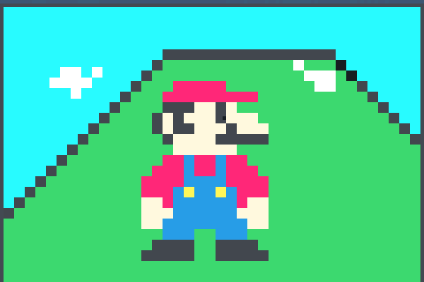 LaLa...mario Pixel Art