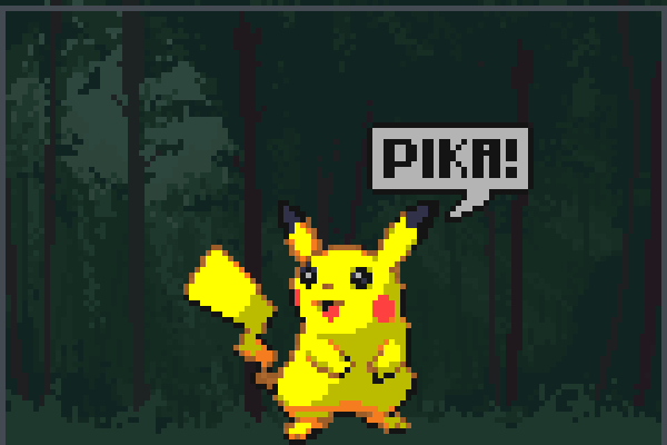 Pokemon Pikachu Pixel Art