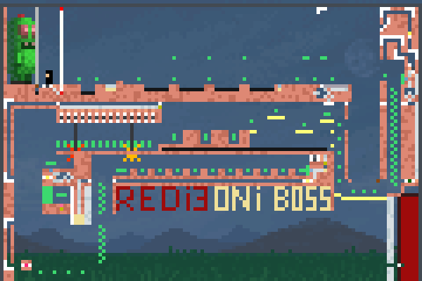 oni fight redi3 Pixel Art