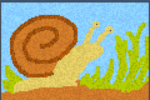 snail> Pixel Art