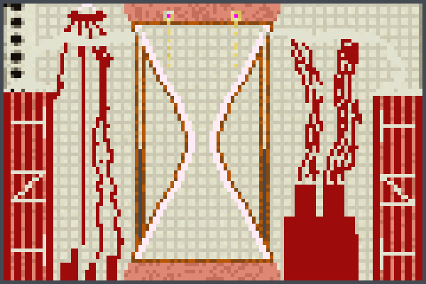 Hourglass bomb Pixel Art