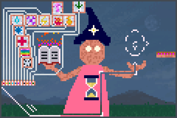 android mage Pixel Art