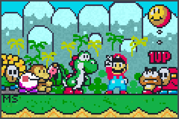 Yoshi by Susi Pixel Art