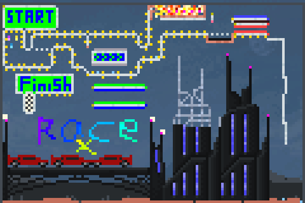 racing future x Pixel Art