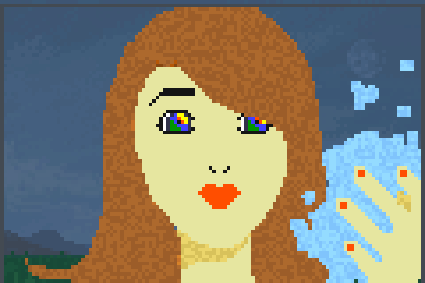 COOL LADY Pixel Art