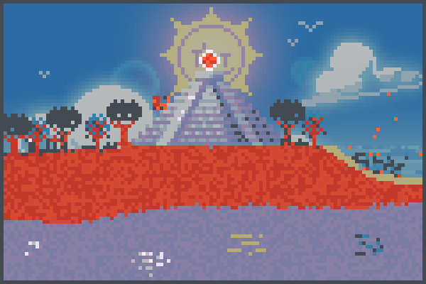 Tropics of sun Pixel Art