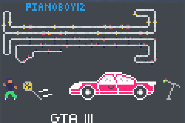 GTA song Pixel Art