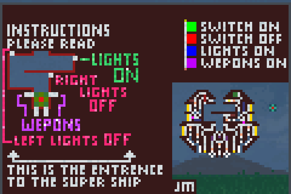 )Super Ship( Pixel Art