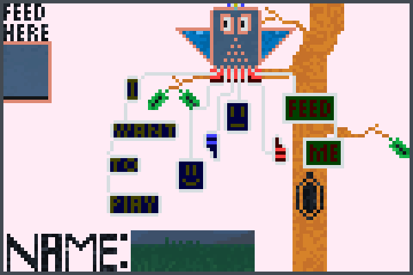 pet owl Pixel Art