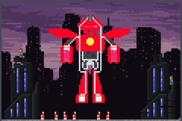 Mr.Destory Fire Pixel Art