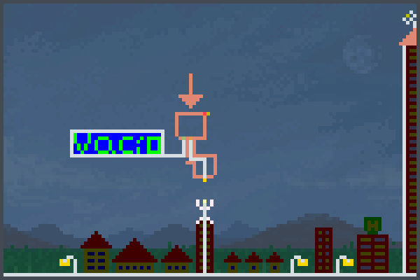 WI>FI! village! Pixel Art