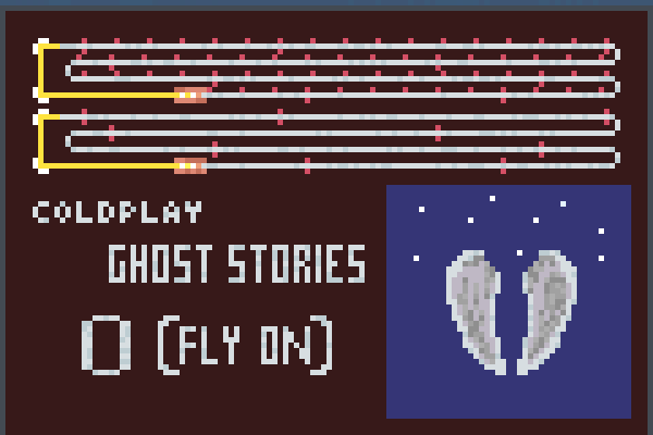 O (Fly On) Pixel Art