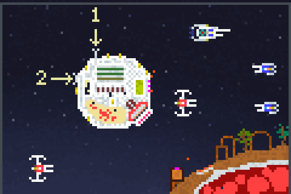 The Deth Star!! Pixel Art