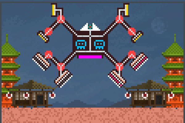 town killer Pixel Art