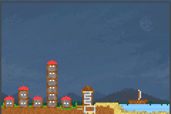 little town 2 Pixel Art