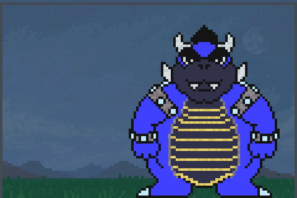 Dark Bowser Pixel Art