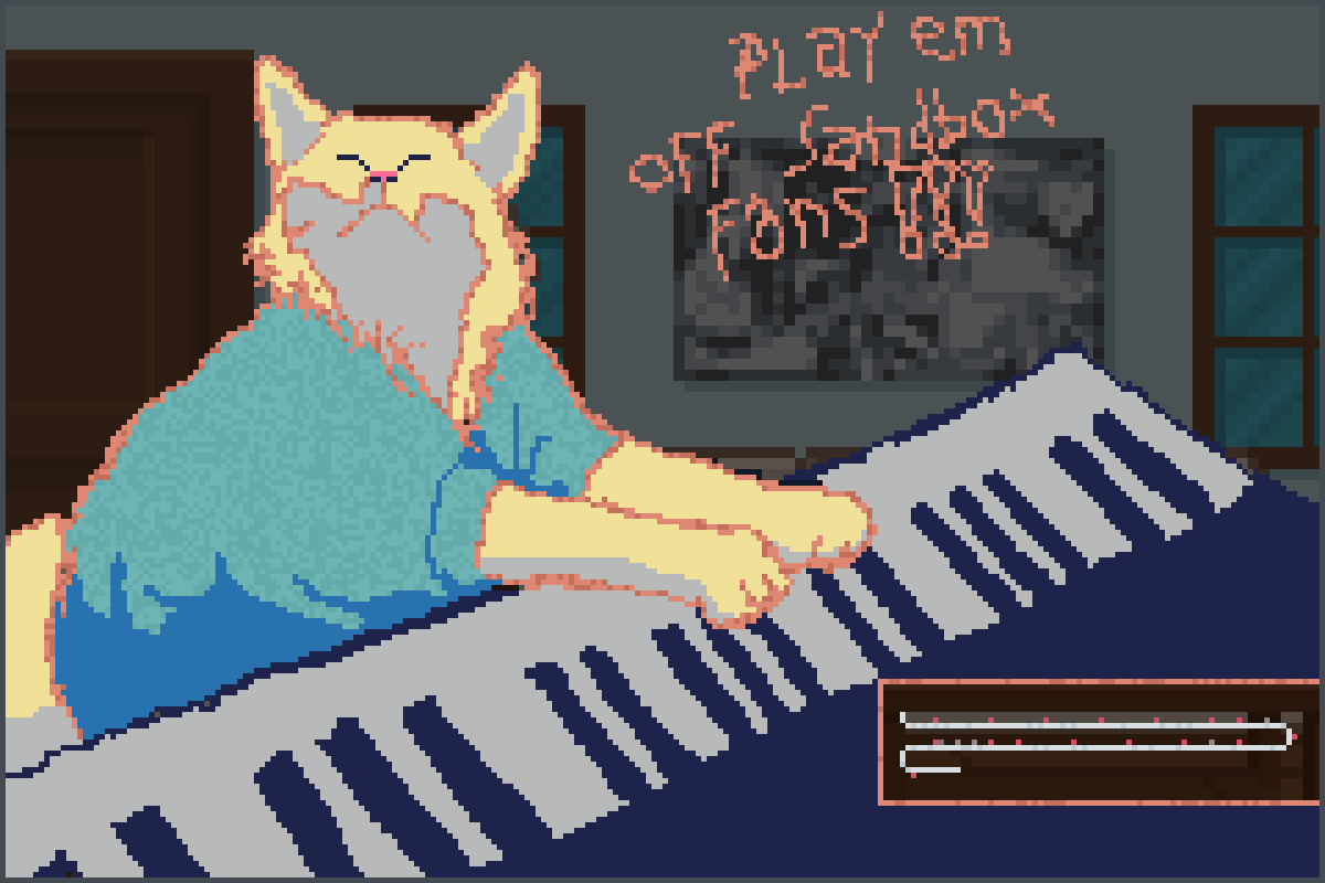 keyboardcat Pixel Art