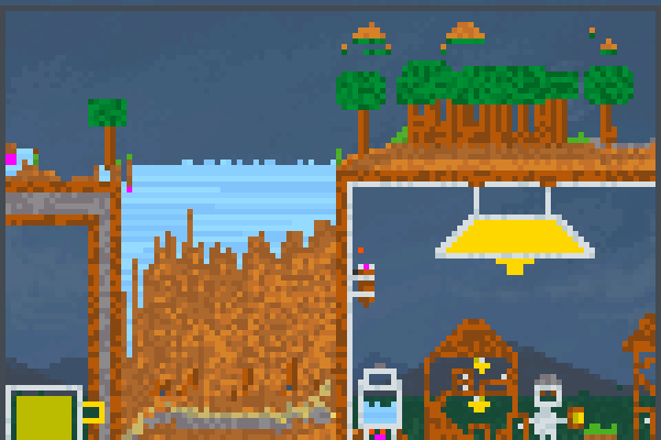 Ember Village Pixel Art