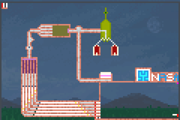 power rocket Pixel Art