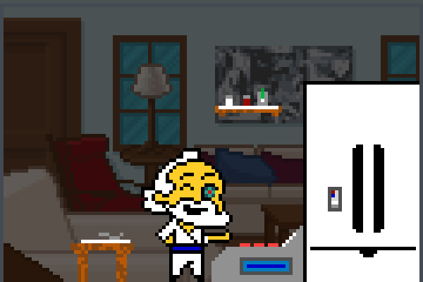 conrol the guy. Pixel Art