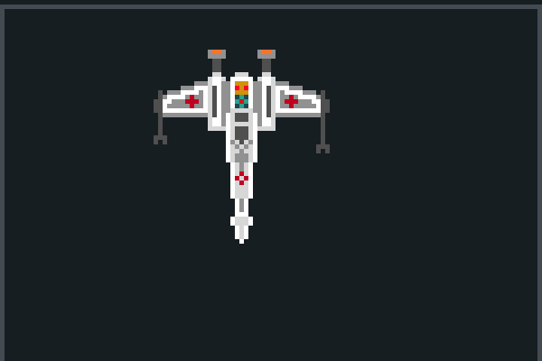 drivable x wing Pixel Art