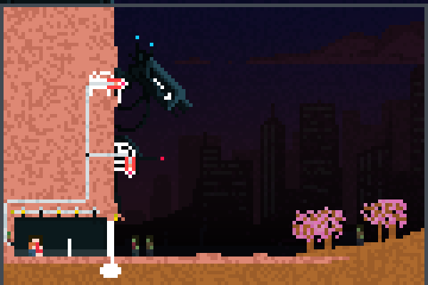 zombie! serious Pixel Art