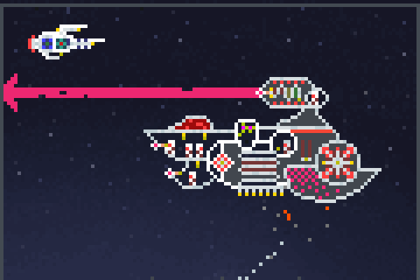 The Alien Ship! Pixel Art