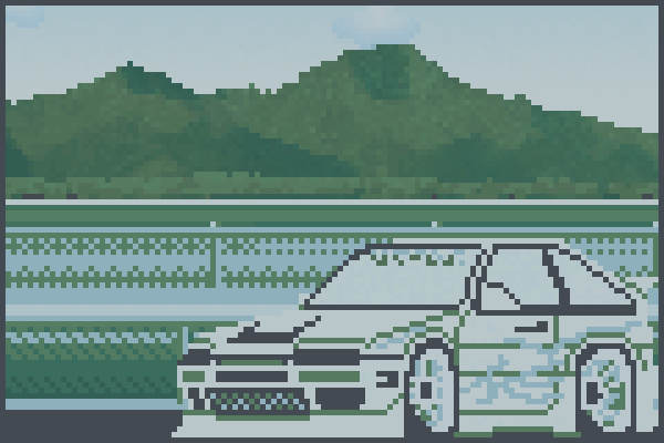 pixel ae86 Pixel Art