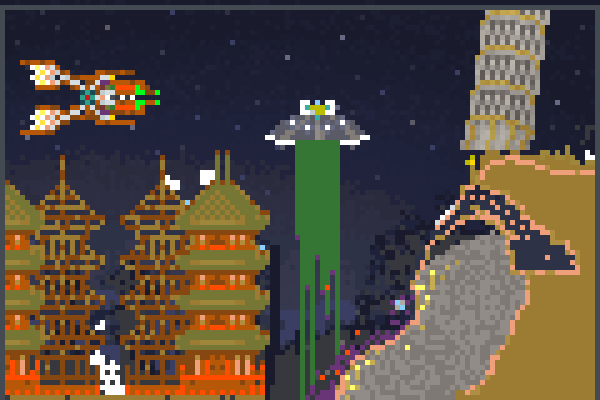 Save The Oil! Pixel Art