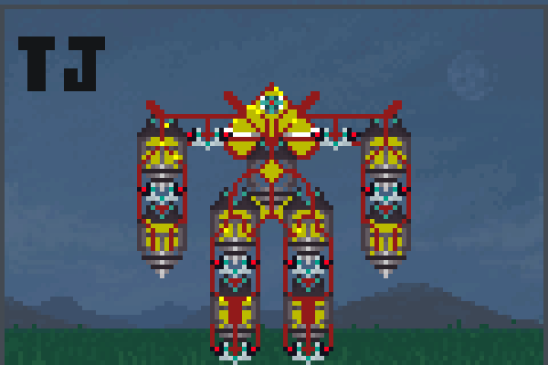 super bot 2 Pixel Art