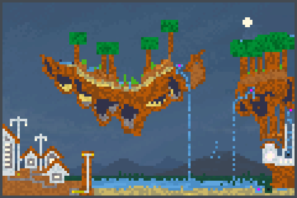  cool villag Pixel Art