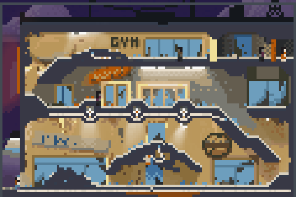 Mall Ambush  Pixel Art