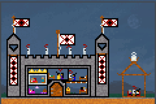 the castle X Pixel Art