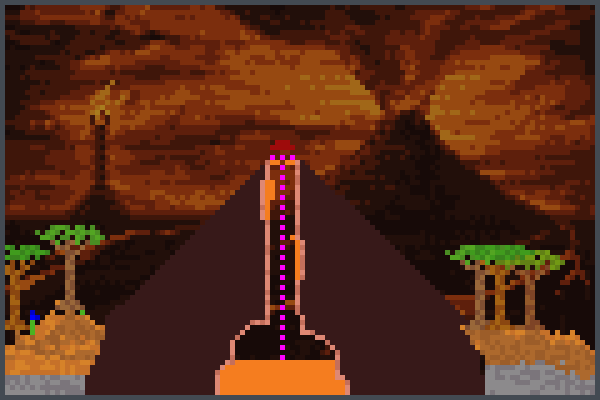 Volcan!!!. Pixel Art