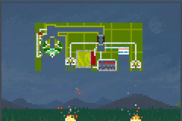 the borgcube v1 Pixel Art