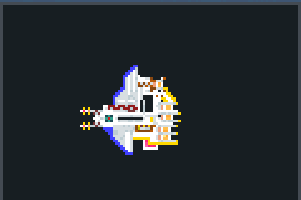 sky destroyer Pixel Art