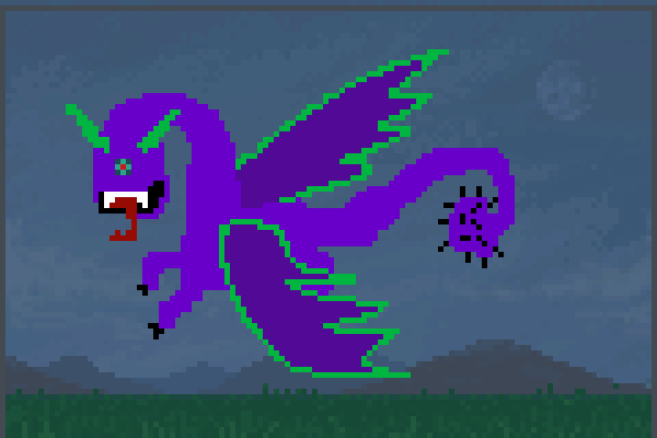 Dragonliftoff Pixel Art