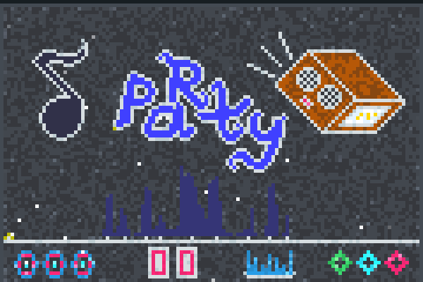 Party Hard!!! Pixel Art