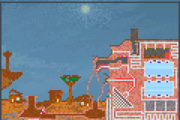 Save Moochville Pixel Art