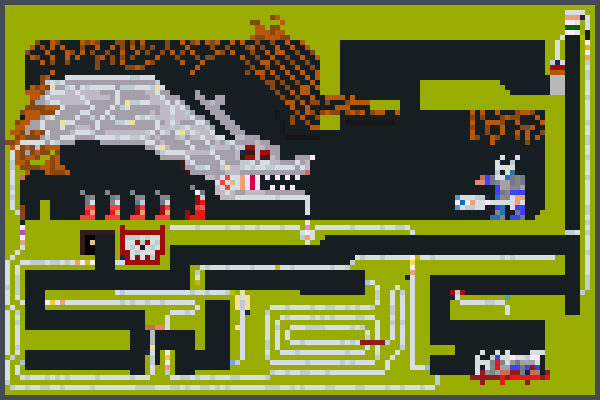 Shogun dragon Pixel Art