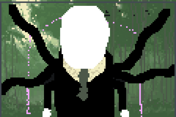 slenderman pre Pixel Art