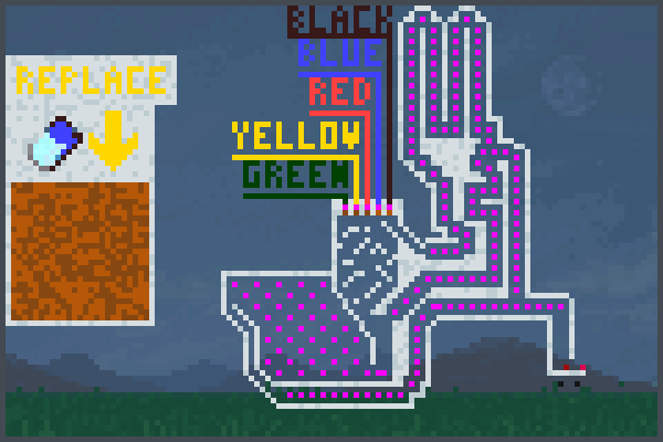 colors runners Pixel Art