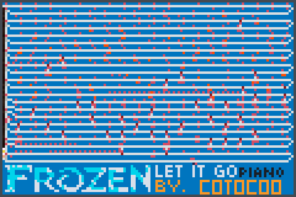 Let It Go i=)oi Pixel Art