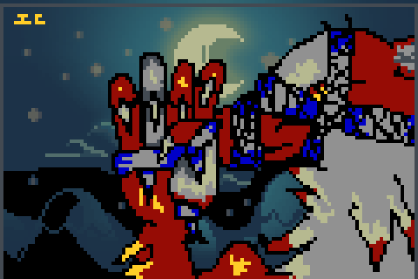 uuhwbw bw Pixel Art