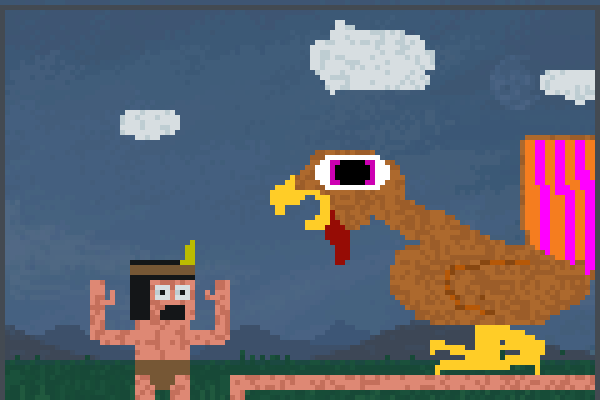 muntant turkey Pixel Art